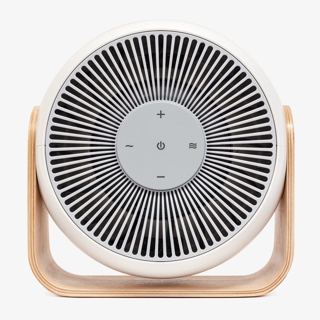 Zephyr Duo bedroom fan, front view